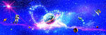 蓝色宇宙星空