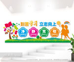 学校教室标语文化墙