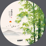国画竹子