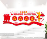 民兵之家文化墙图片