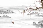 喜上眉梢背景墙