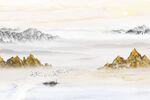 山水旭日东升