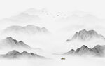 水墨山水画