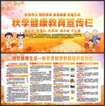 秋季健康教育宣传栏