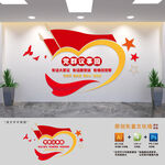 社区党群议事园文化墙