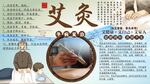 艾灸养生背景墙