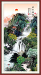 玄关山水画