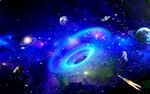 唯美灿烂漩涡星空