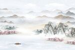 新中式背景墙