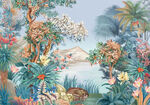 热带雨林壁画