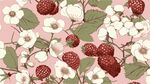 植物枝叶花纹四方连续花纹