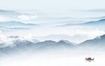高清 意境客厅山水 TiF分层