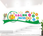 美术教室文化墙图片