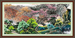 大厅山水画 