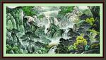 聚财山水画