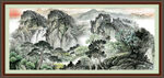 大厅山水画 