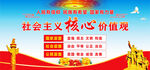 社会主义核心价值观展板