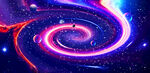 绚丽高清星空旋涡软膜
