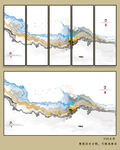 抽象山水画