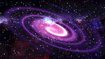 紫色星空漩涡背景图