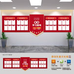 党员学习园地文化墙