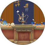圆形装饰画  