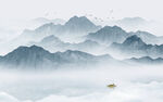 水墨山水画