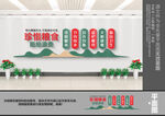 珍惜粮食拒绝浪费文化墙