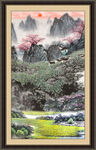国画山水画 