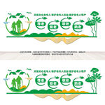 关爱老人院文化墙