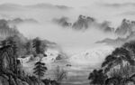 高雅 意境灰山水画 TiF分层