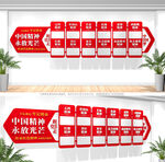 中国精神文化墙