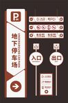 停车场导视牌