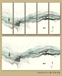 新中式山水画