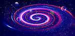 宇宙旋涡星空