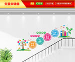 学校楼梯文化墙
