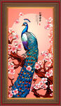 国画孔雀