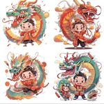小孩舞龙