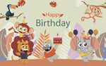 生日派对壁画