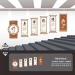 学校楼梯文化墙