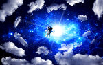 星空蓝天白云软膜天花