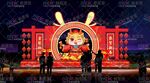 新春灯笼墙