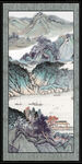 竖幅山水