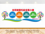 全民健康全面小康文化墙