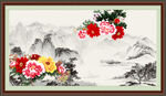 国画牡丹