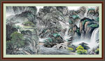 八方聚财山水 