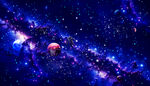 宇宙星空星河银河太空图