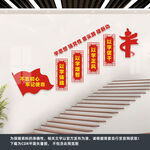 党建楼梯文化墙