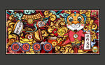 龙年国潮插画