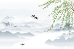 新中式背景墙